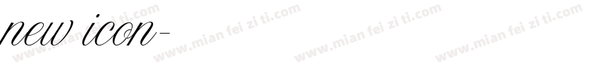 new icon字体转换